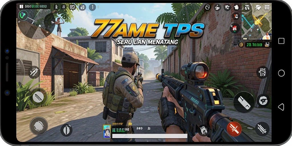Tampilan gameplay 77AG yang penuh aksi dan strategi.