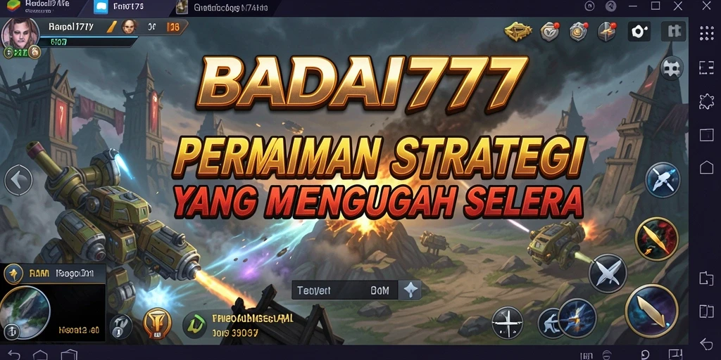 Tampilan strategi SLG yang menarik dalam BADAI777.