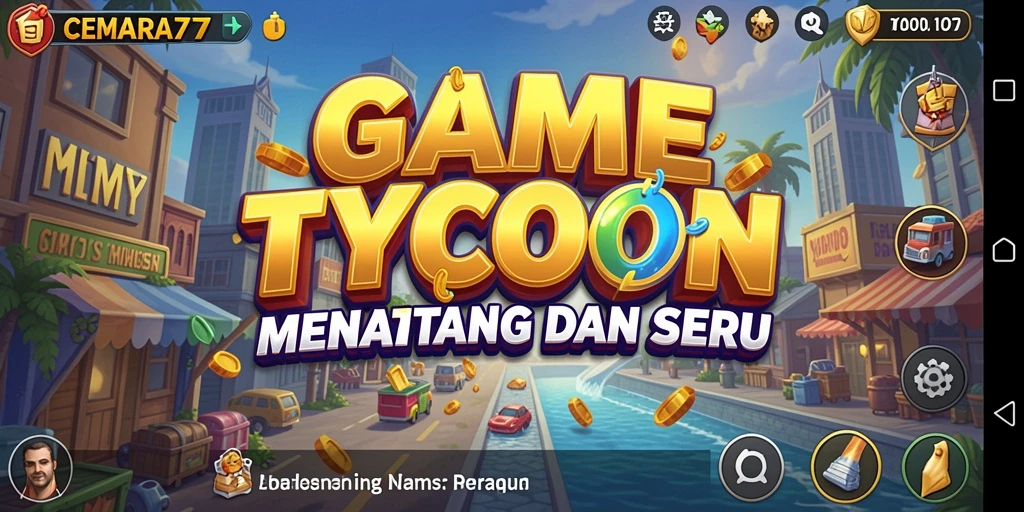 Screenshot menampilkan gameplay CEMARA77 yang seru dan interaktif.