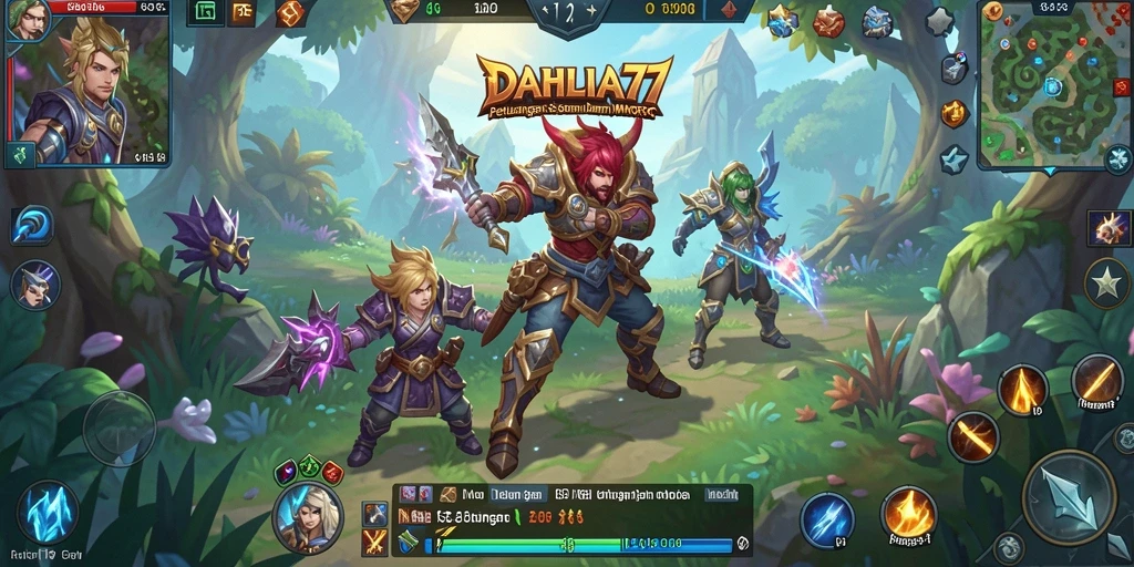Tampilan gameplay mendebarkan dalam dunia MMORPG DAHLIA77.