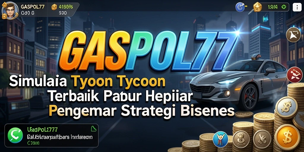 Tangkapan layar GASPOL77 menampilkan aksi menarik dalam mengelola bisnis Tycoon.