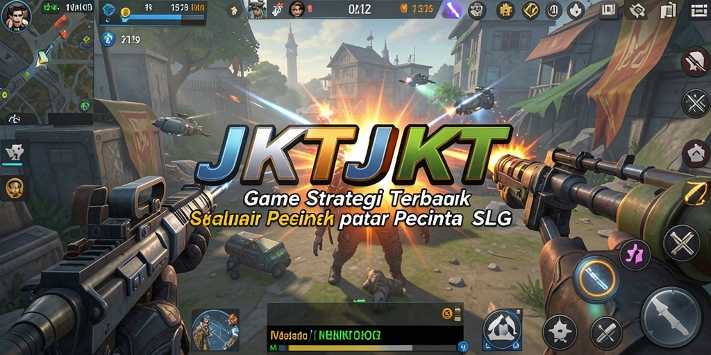 Screenshot gameplay JKTJKT menampilkan momen seru pertempuran strategis.