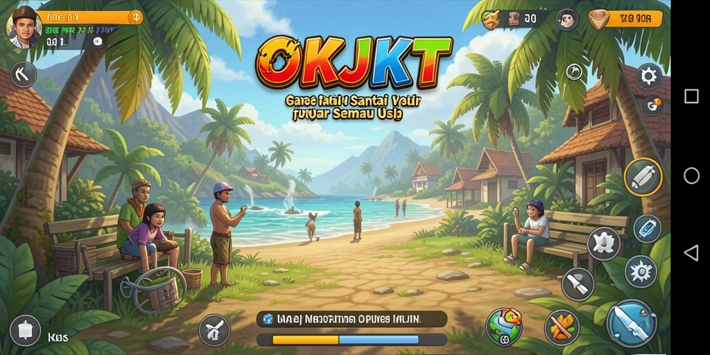 Screenshot OKJKT dengan gameplay yang menyenangkan dan interaktif.