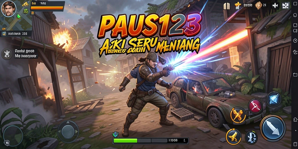 Tampilan gameplay seru dari PAUS123 dengan aksi mendebarkan.