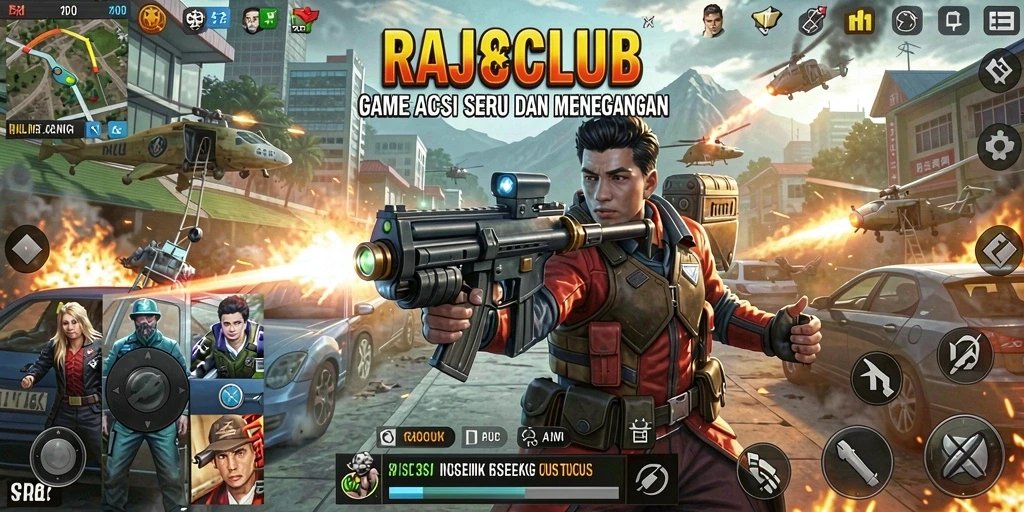 Tampilan gameplay RAJACLUB yang seru dan mendebarkan.
