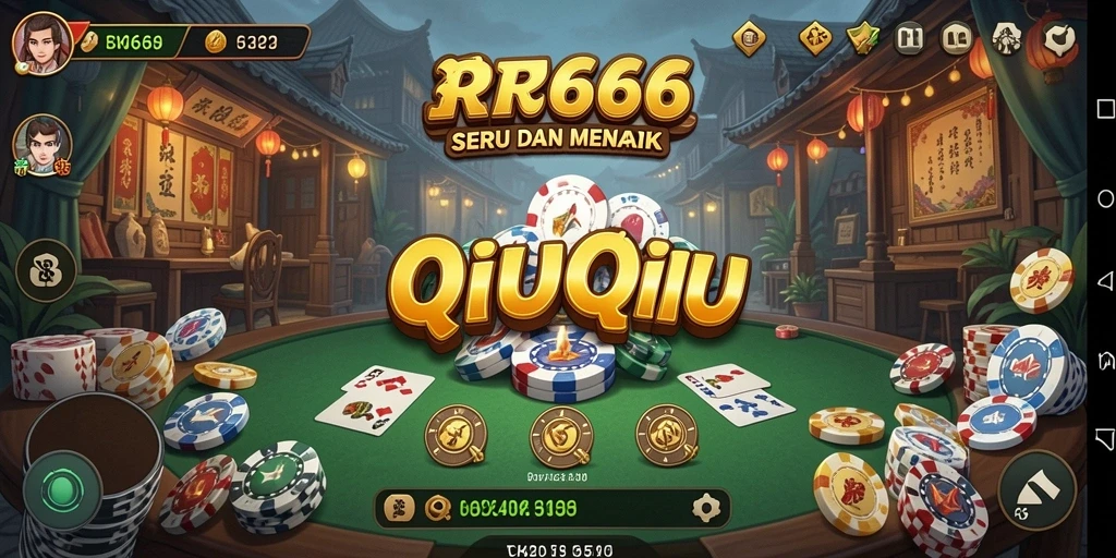 Tampilan gameplay menarik dari game QiuQiu RR666.