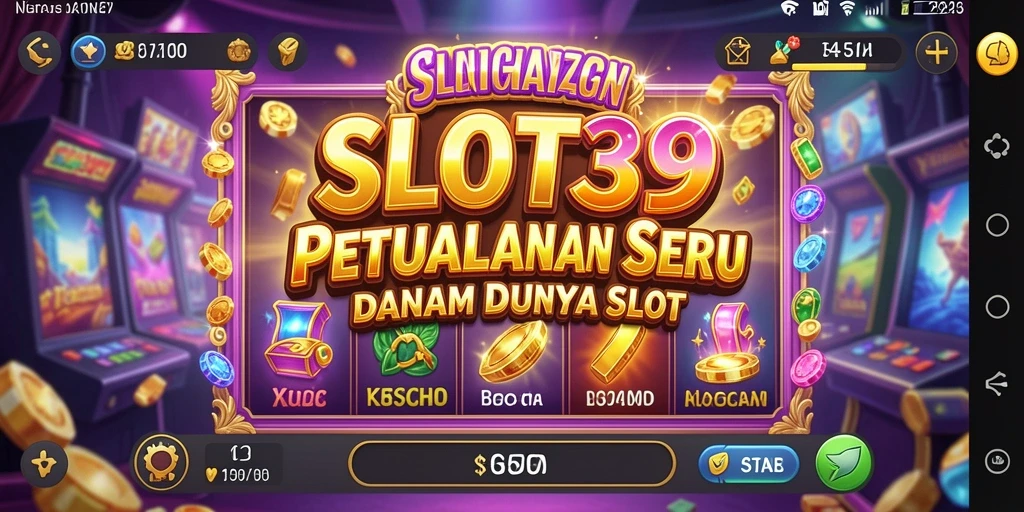 Tampilan gameplay SLOT39 yang menarik dalam petualangan slot.