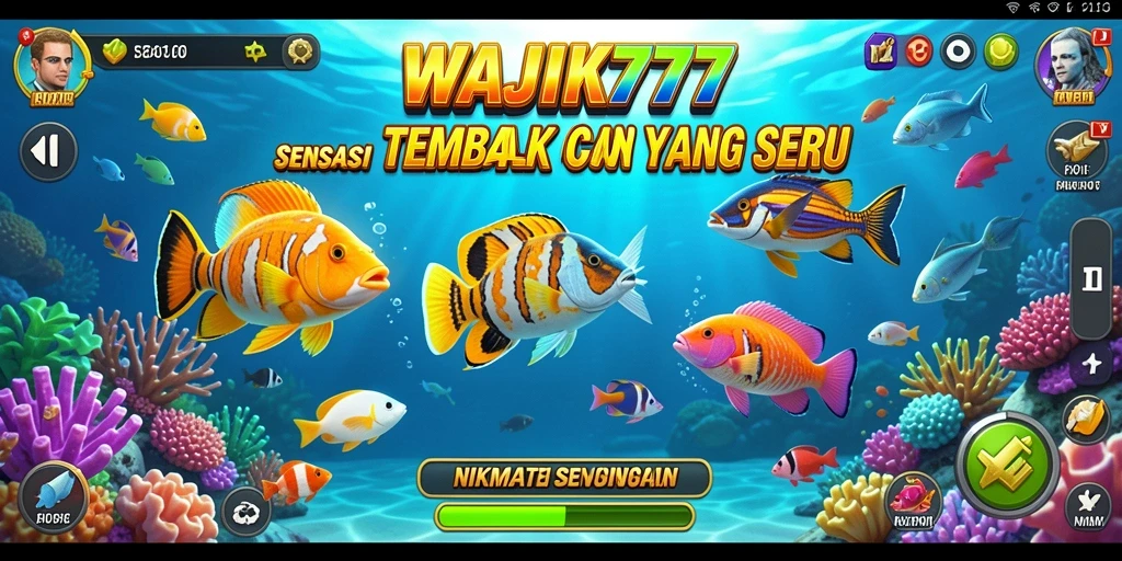 Tangkapan layar gameplay seru dari Tembak Ikan WAJIK777.