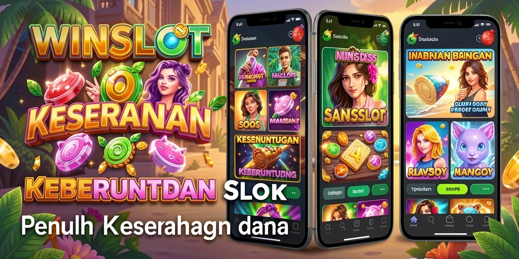 Tangkapan layar utama WINSLOT menampilkan gameplay Slot yang memukau.